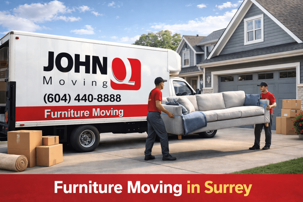 furniture moving in Surrey for home and office relocations