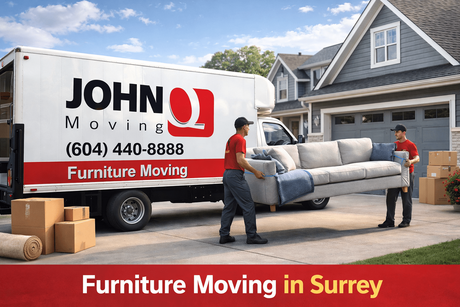 furniture moving in Surrey for home and office relocations