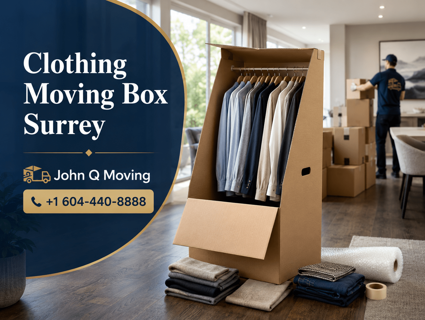 Clothing Moving Box Surrey – The Best Way to Pack Clothes for a Smooth Move