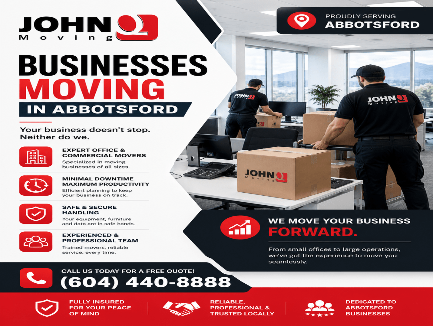 businesses moving in Abbotsford relocate smoothly