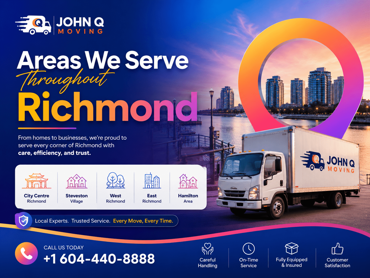 Areas We Serve Throughout Richmond