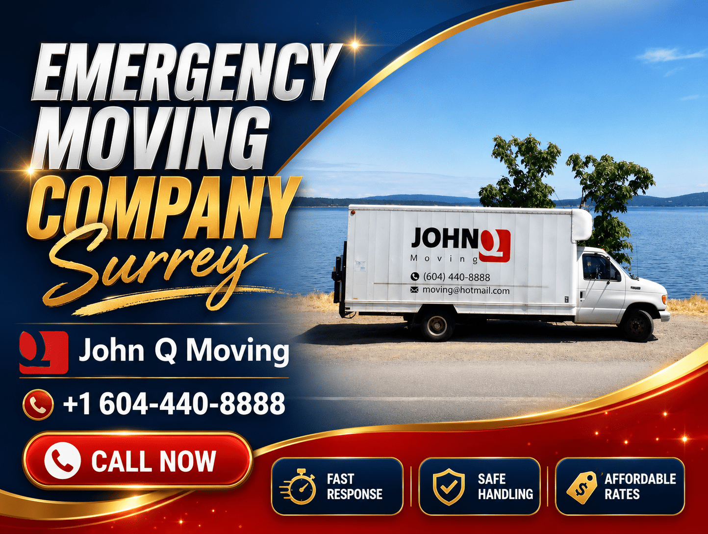 Emergency Moving Company Surrey John Q Moving