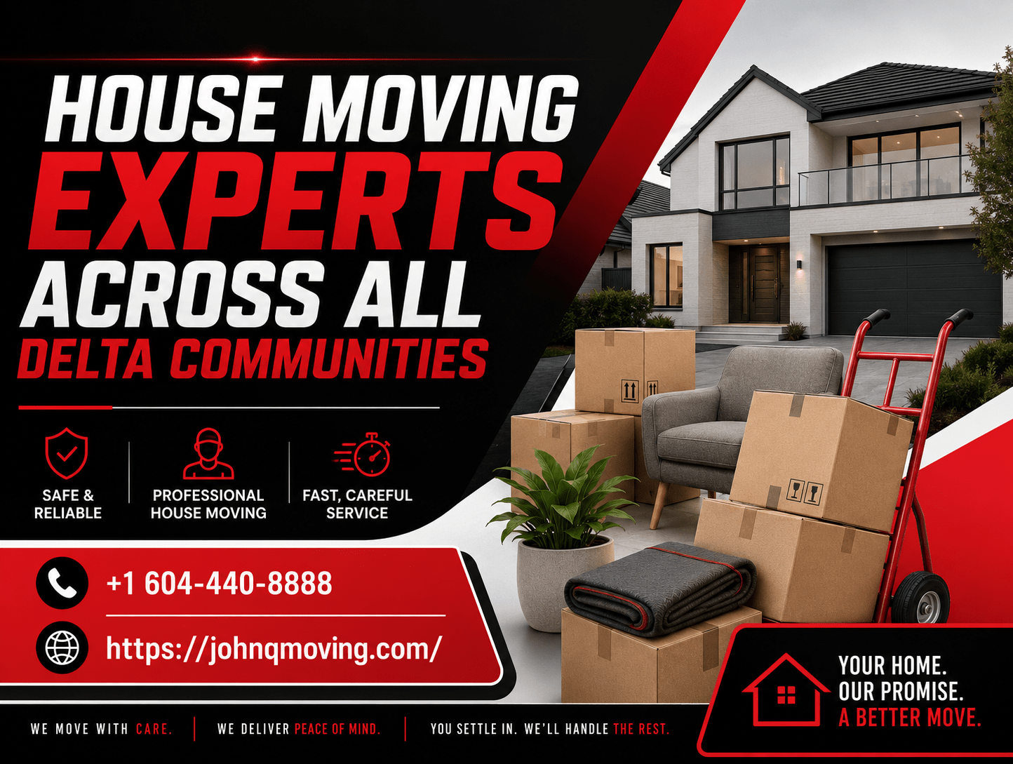 House Moving Experts Across All Delta Communities