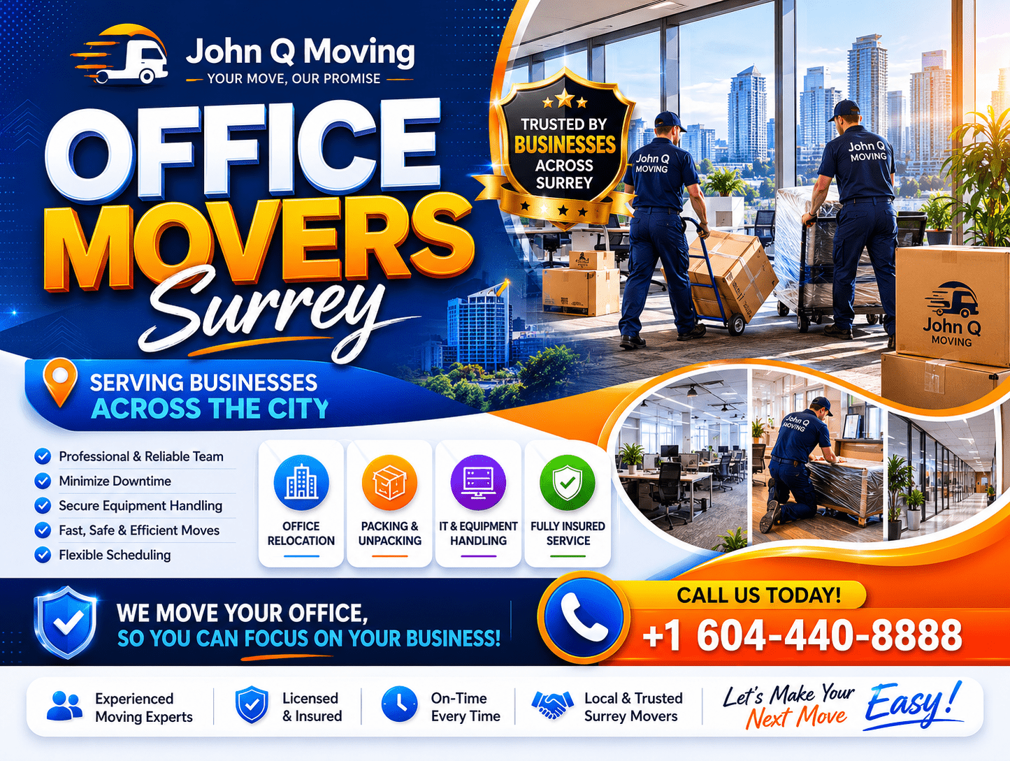 Office Movers Surrey Serving Businesses Across the City