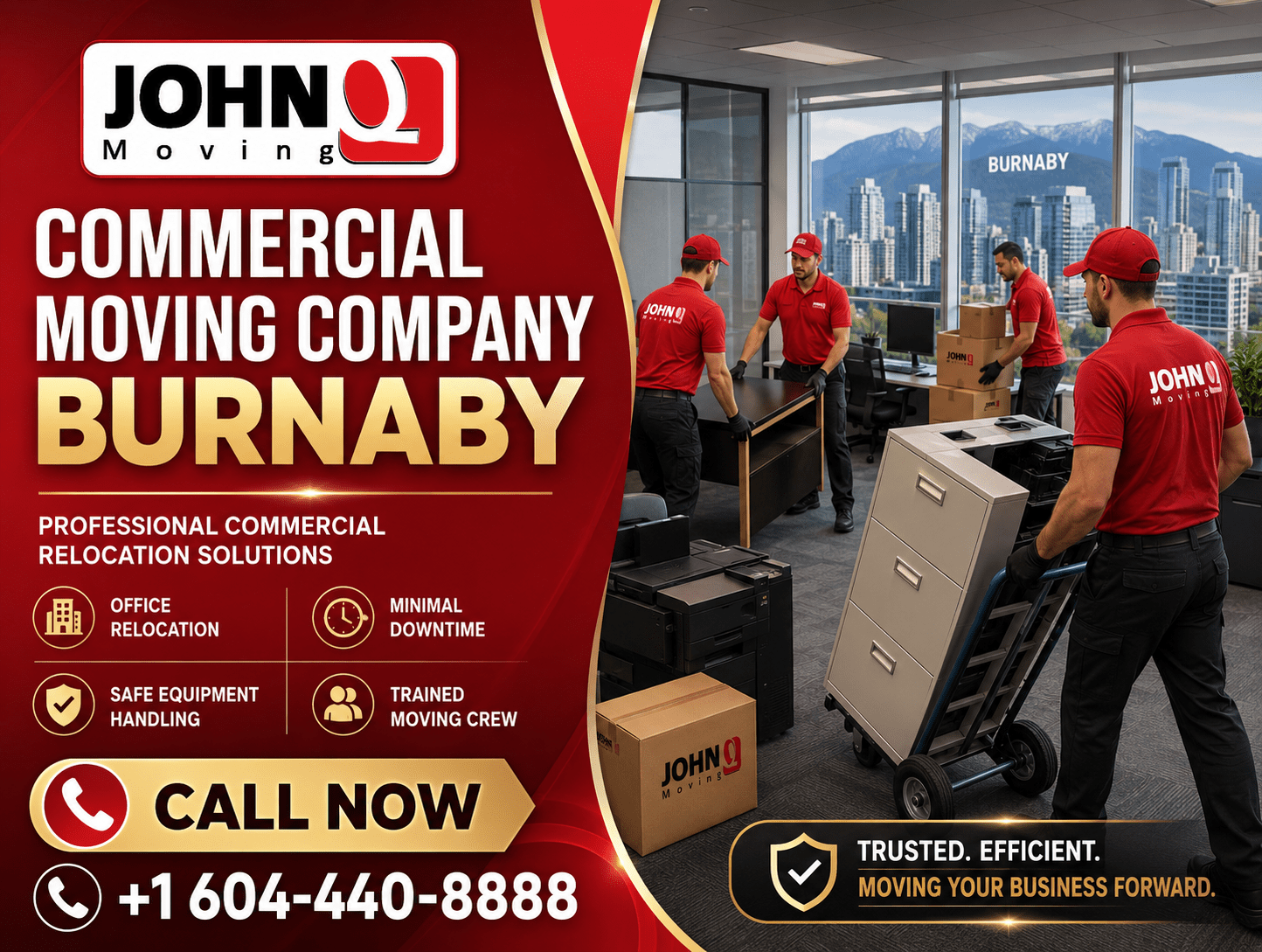 Commercial Moving Company Burnaby John Q Moving