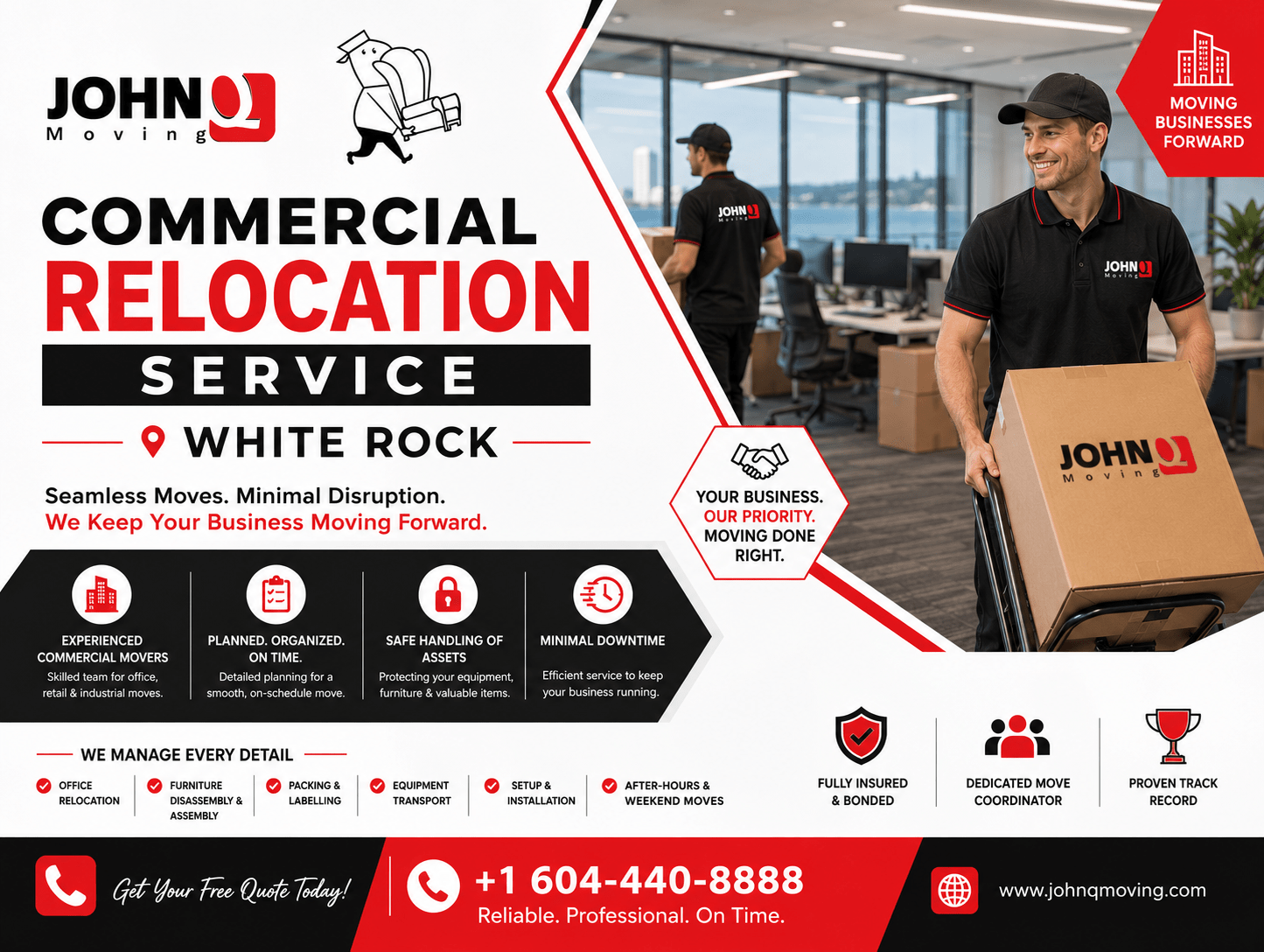 Commercial Relocation Service White Rock