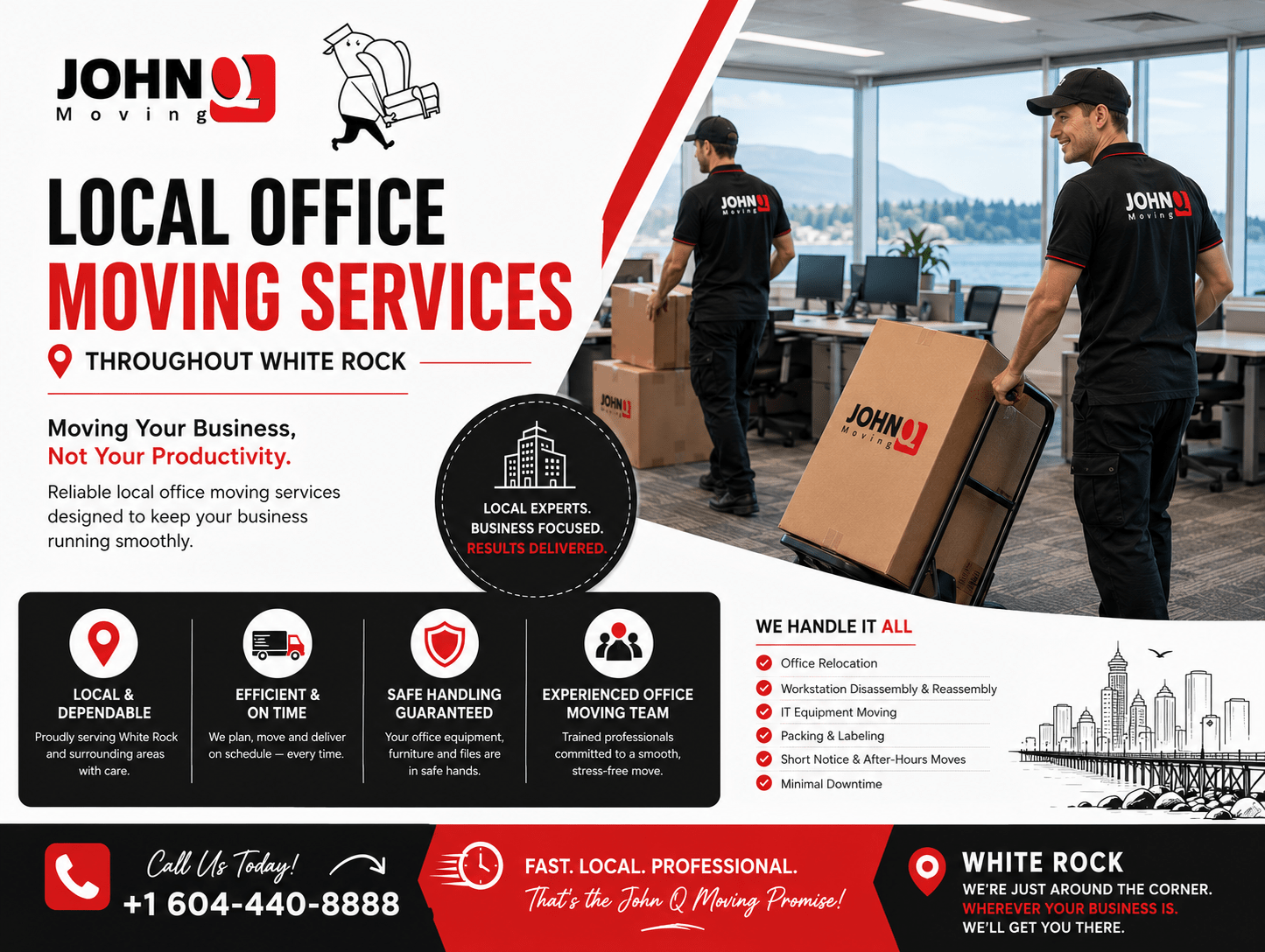 Local Office Moving Services Throughout White Rock