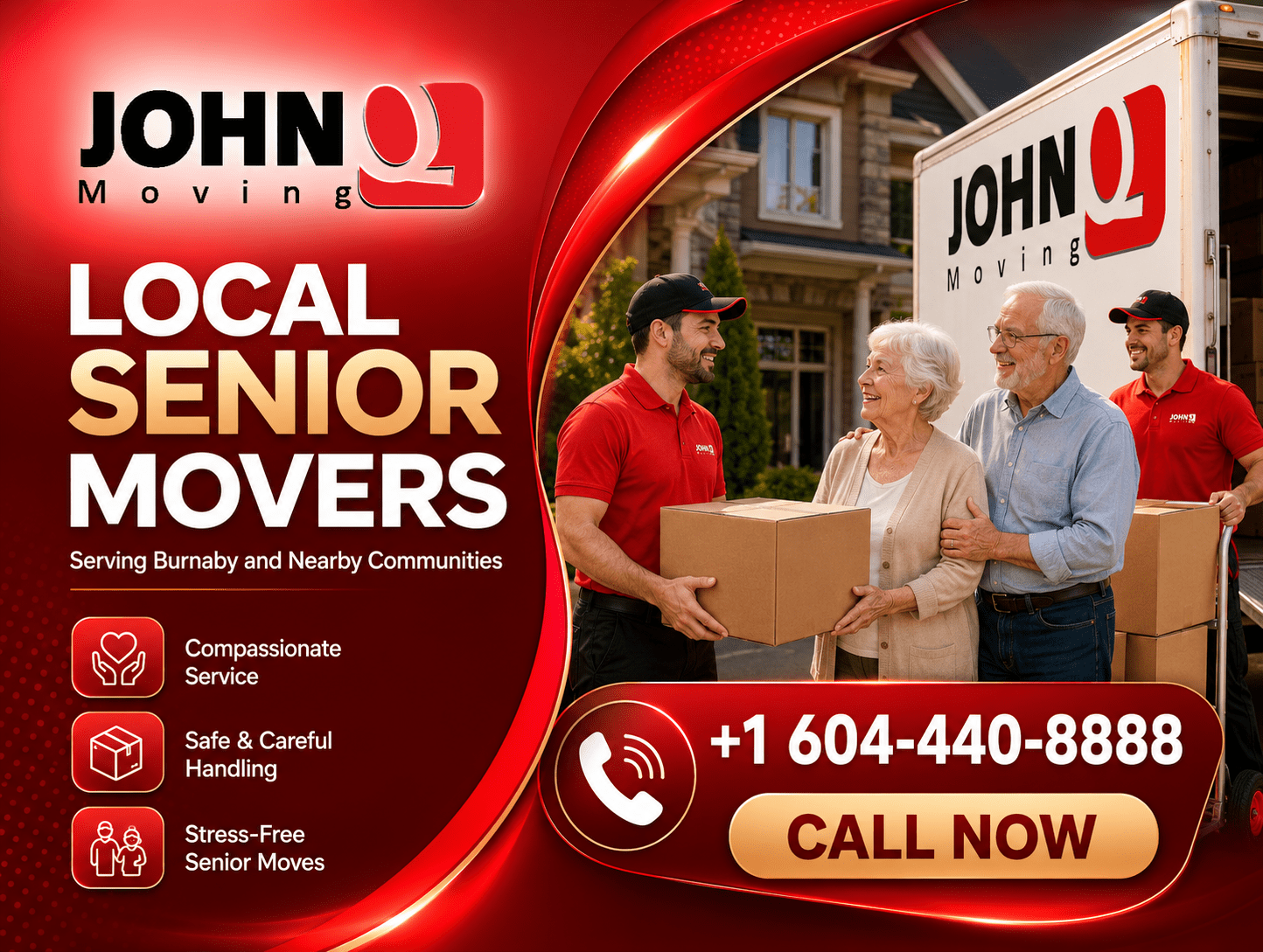 Local Senior Movers Serving Burnaby and Nearby Communities