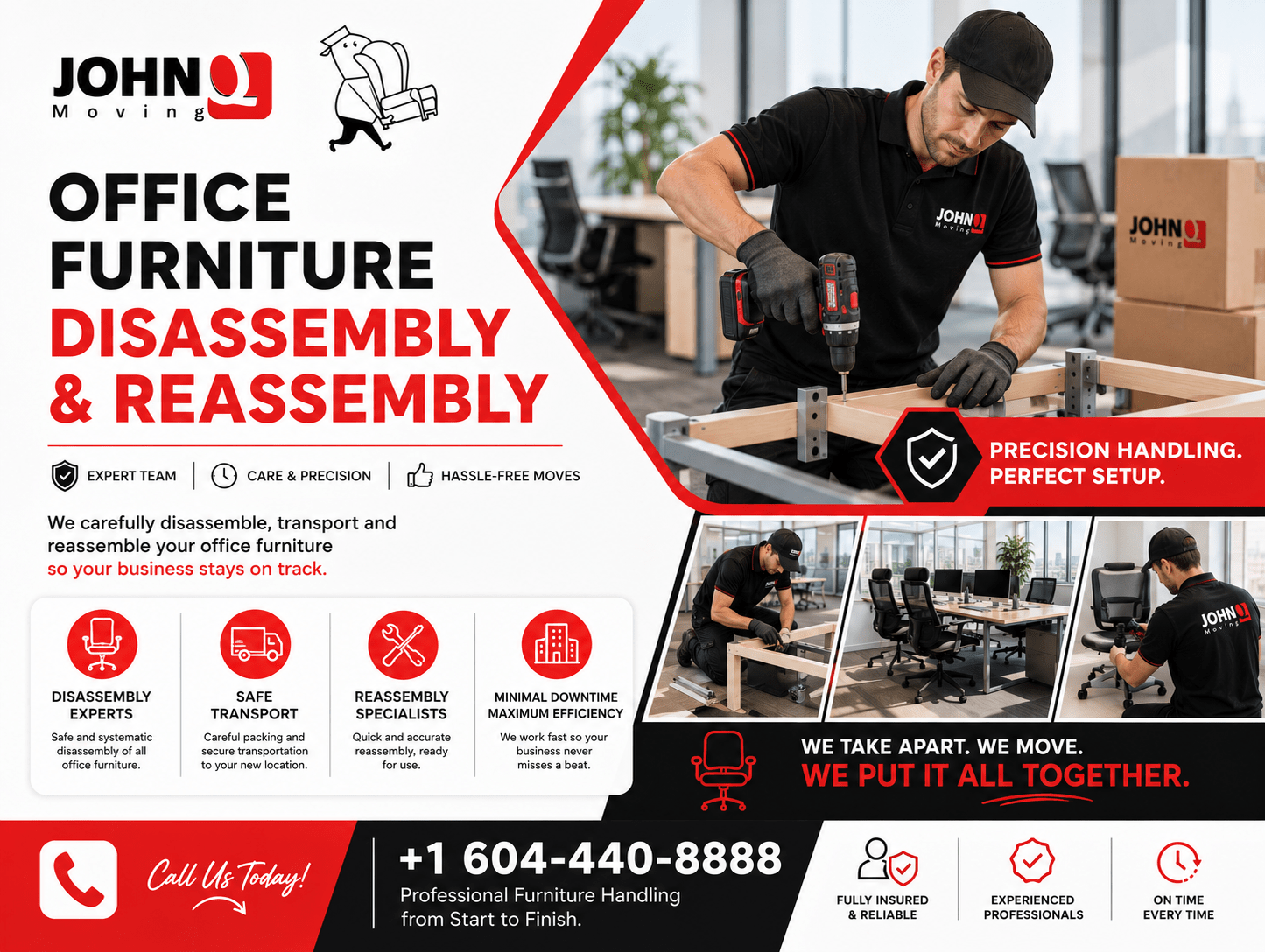Office Furniture Disassembly & Reassembly
