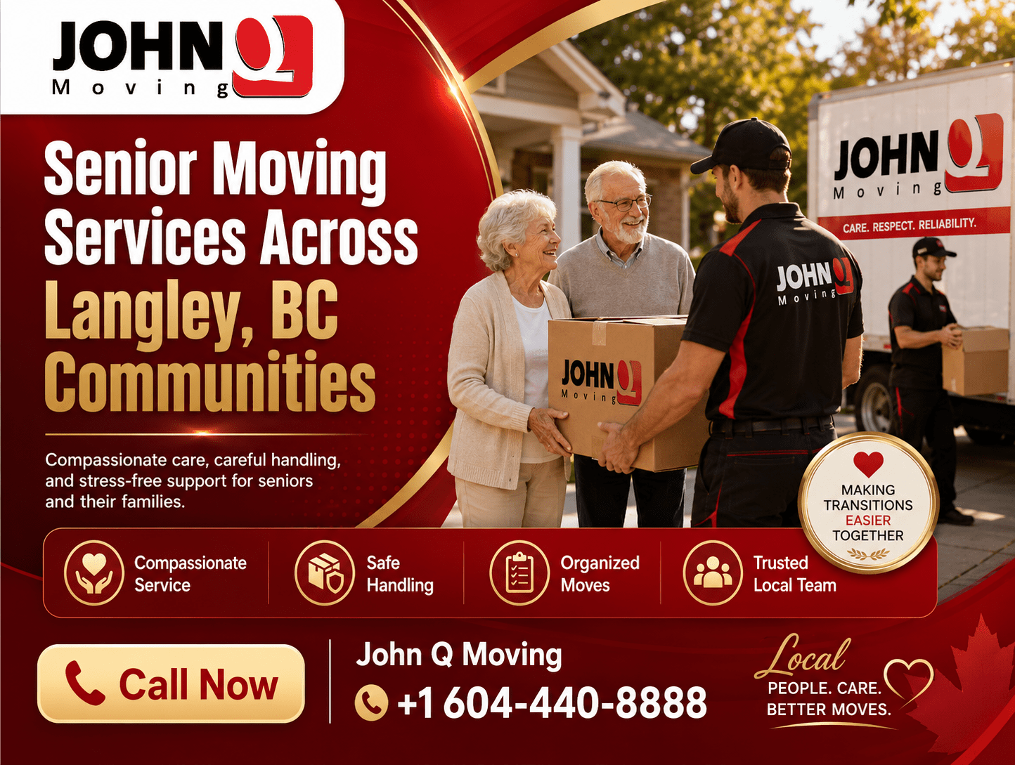 Senior Moving Services Across Langley, BC Communities