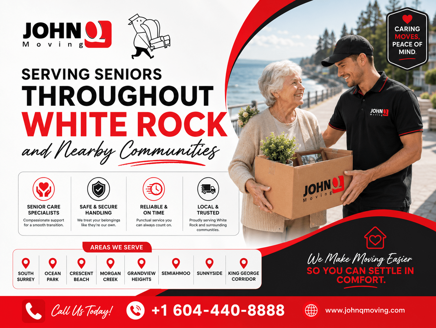 Serving Seniors Throughout White Rock and Nearby Communities