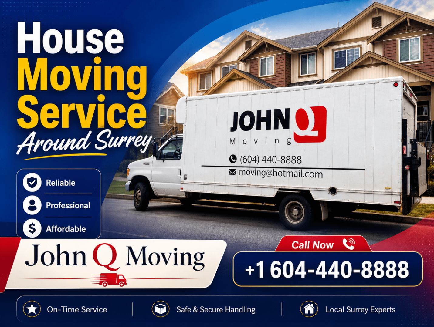 house moving service around surrey